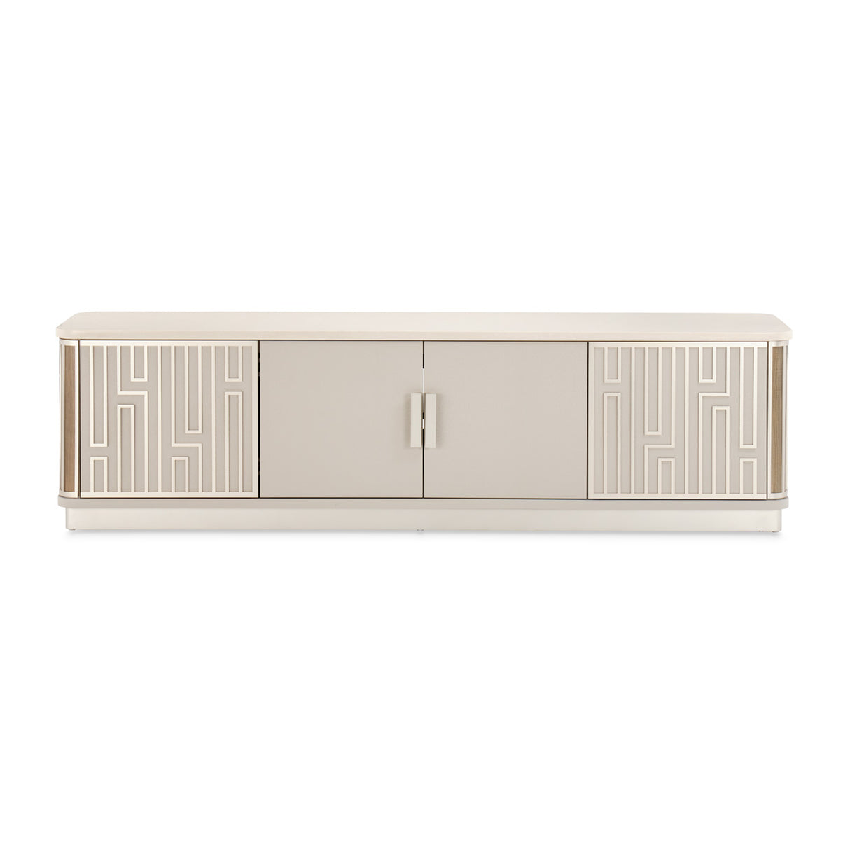 Roxbury Park Slate Media Cabinet from Michael Amini - Luna Furniture