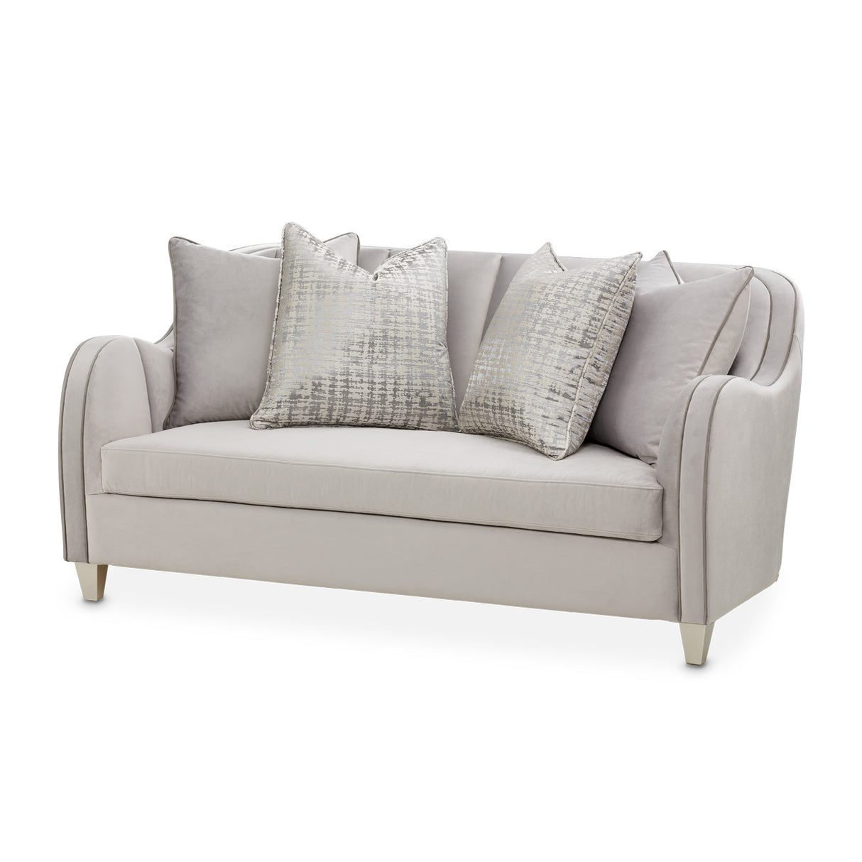 Roxbury Park Slate Loveseat from Michael Amini - Luna Furniture