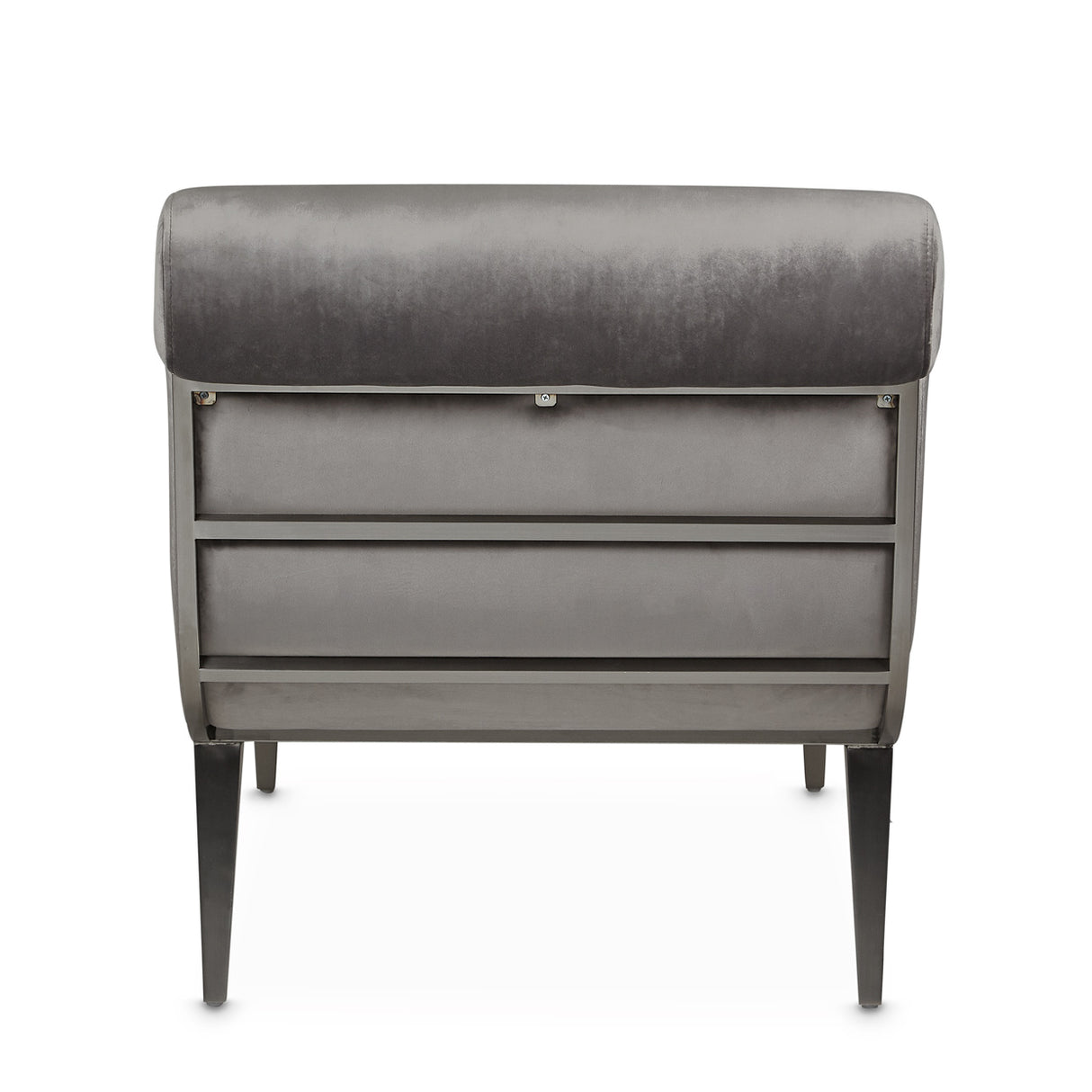 Roxbury Park Stainless Steel Chaise Gray Pearl from Michael Amini - Luna Furniture