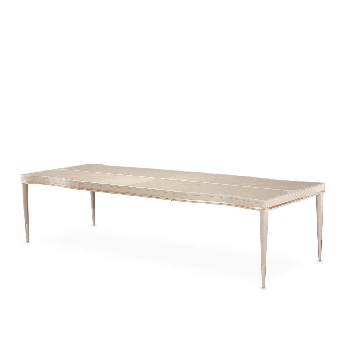 Malibu Crest Blush 4 Leg. Rect. Dining Table Blush from Michael Amini - Luna Furniture