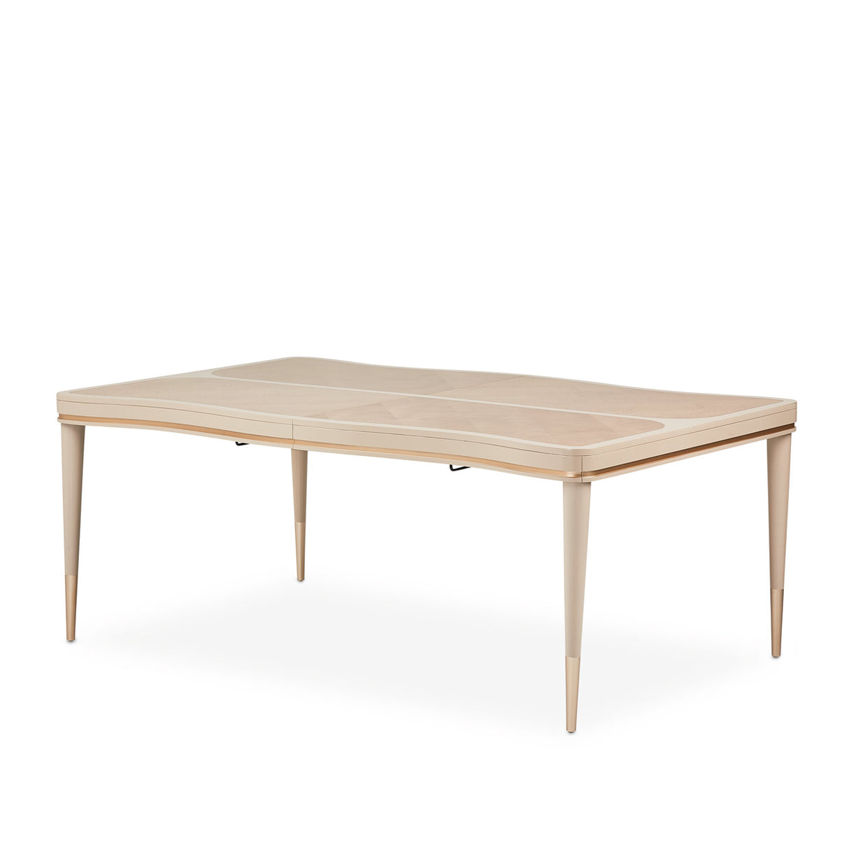 Malibu Crest Blush 4 Leg. Rect. Dining Table Blush from Michael Amini - Luna Furniture