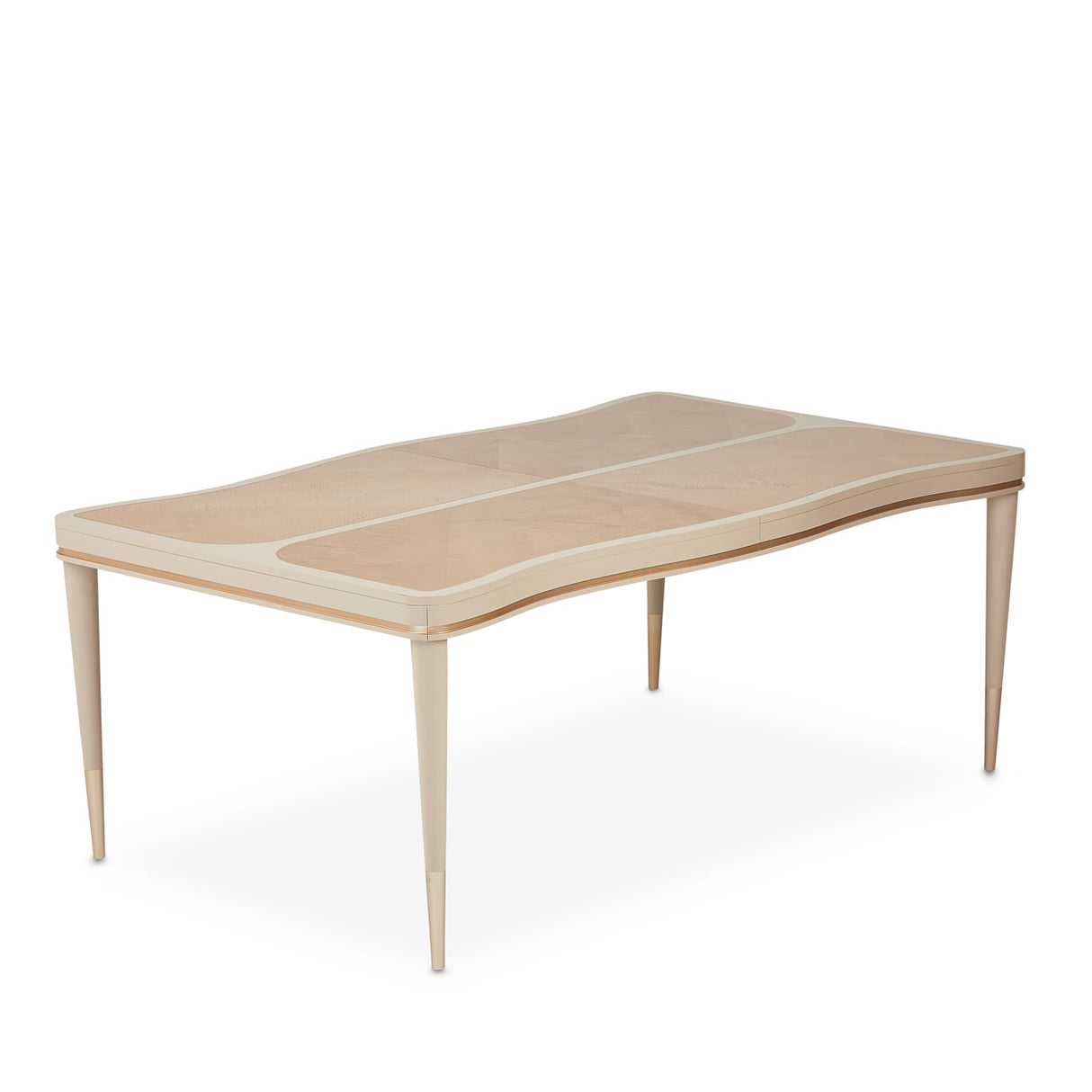 Malibu Crest Blush 4 Leg. Rect. Dining Table Blush from Michael Amini - Luna Furniture