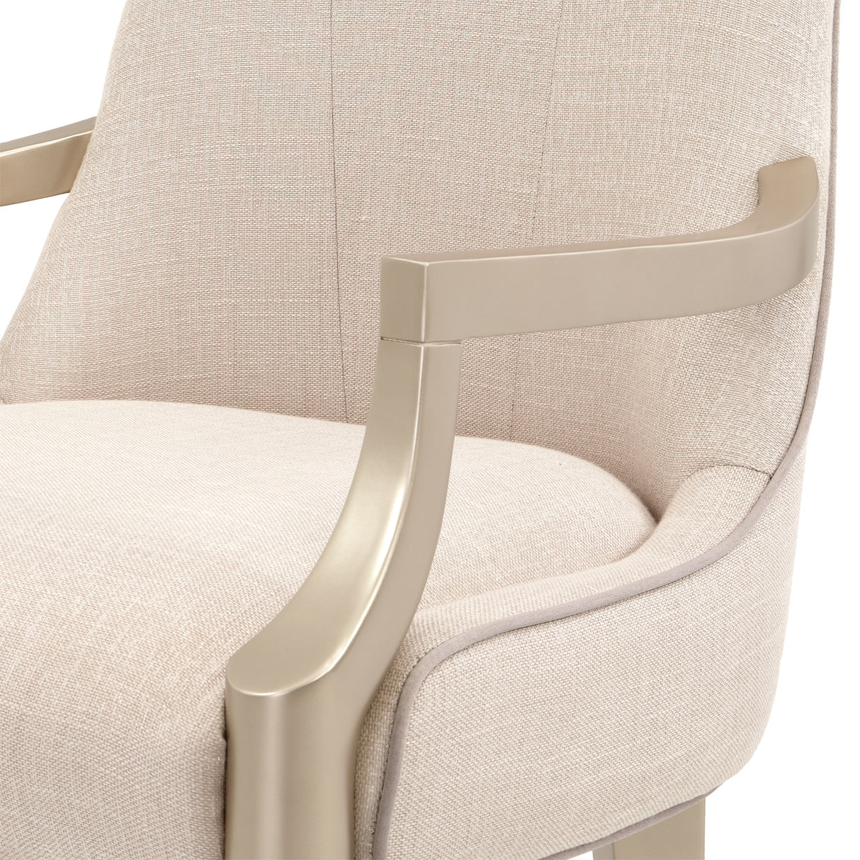 Malibu Crest Chardonnay Dining Arm Chair from Michael Amini - Luna Furniture