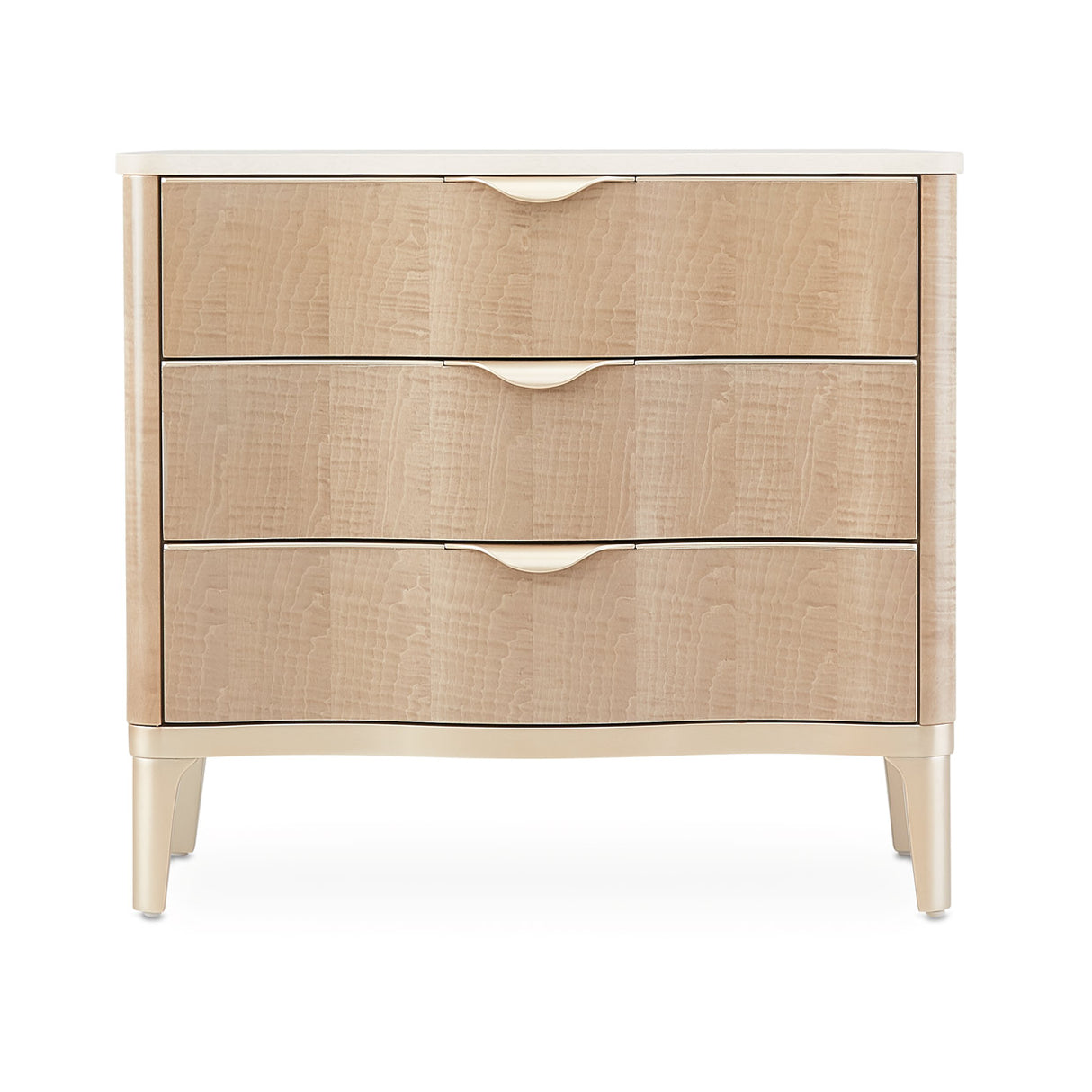 Malibu Crest Blush Nightstand from Michael Amini - Luna Furniture