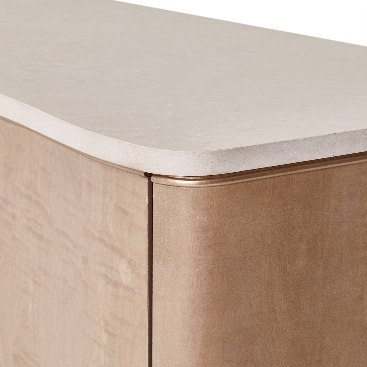 Malibu Crest Blush Media Cabinet from Michael Amini - Luna Furniture