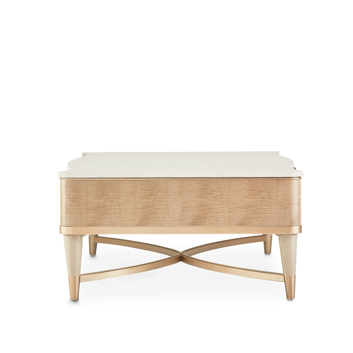 Malibu Crest Blush Rectangular Cocktail Table from Michael Amini - Luna Furniture