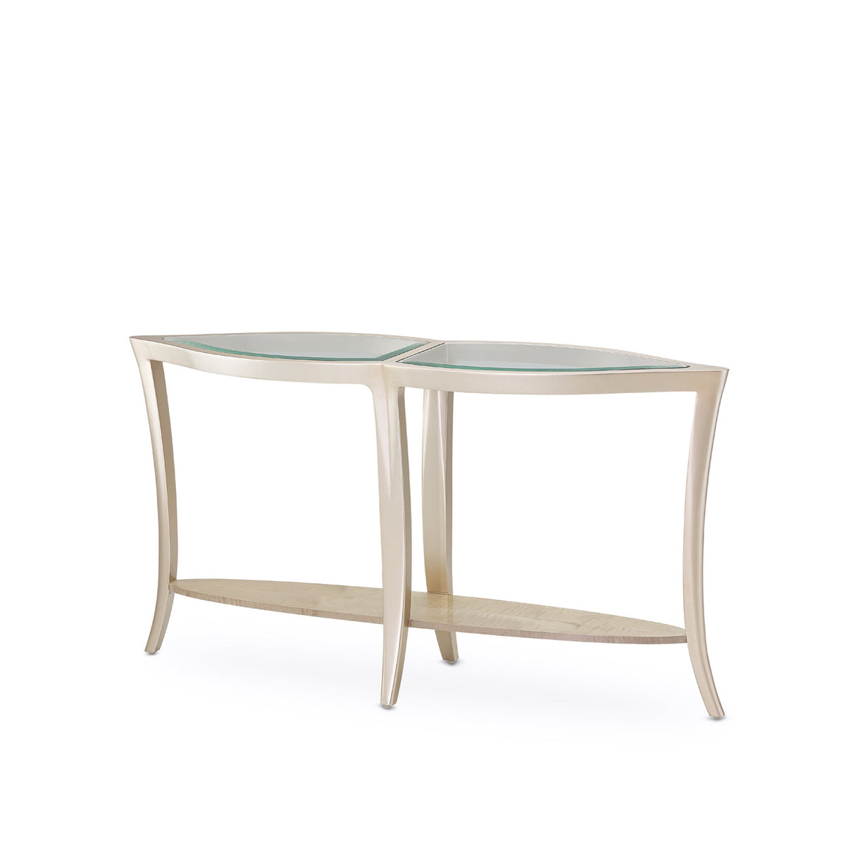 Malibu Crest Chardonnay Console Table from Michael Amini - Luna Furniture