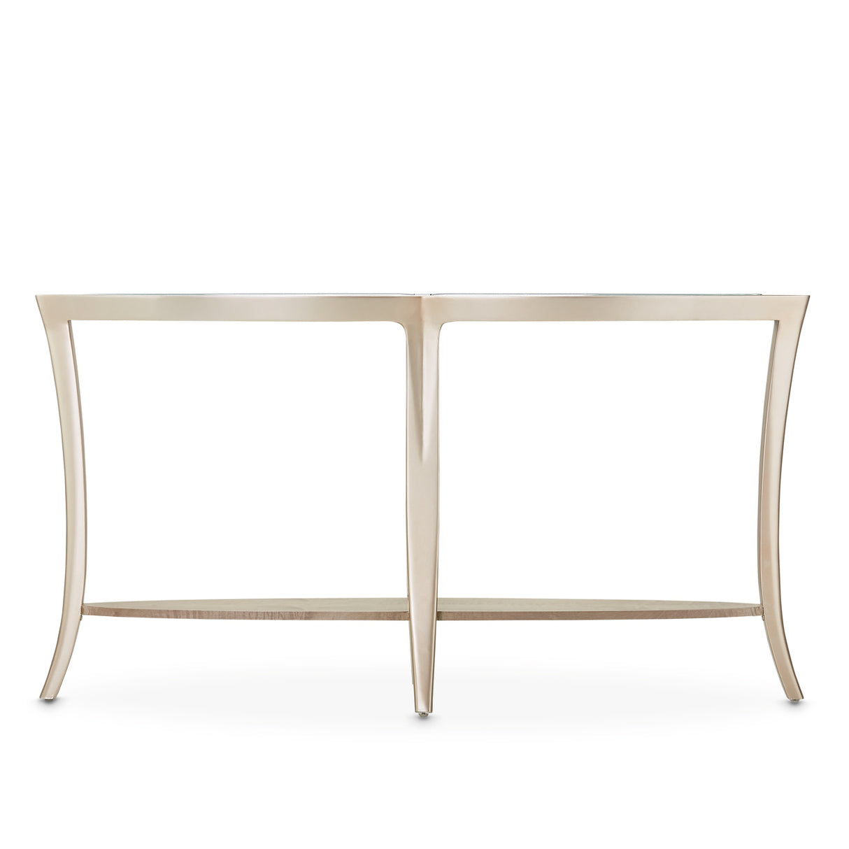Malibu Crest Chardonnay Console Table from Michael Amini - Luna Furniture