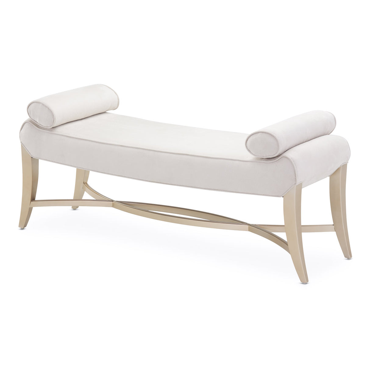 Malibu Crest Chardonnay Bed Bench from Michael Amini - Luna Furniture
