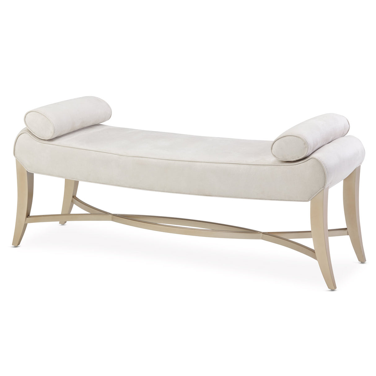 Malibu Crest Chardonnay Bed Bench from Michael Amini - Luna Furniture