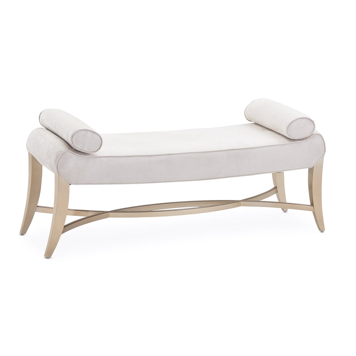 Malibu Crest Chardonnay Bed Bench from Michael Amini - Luna Furniture