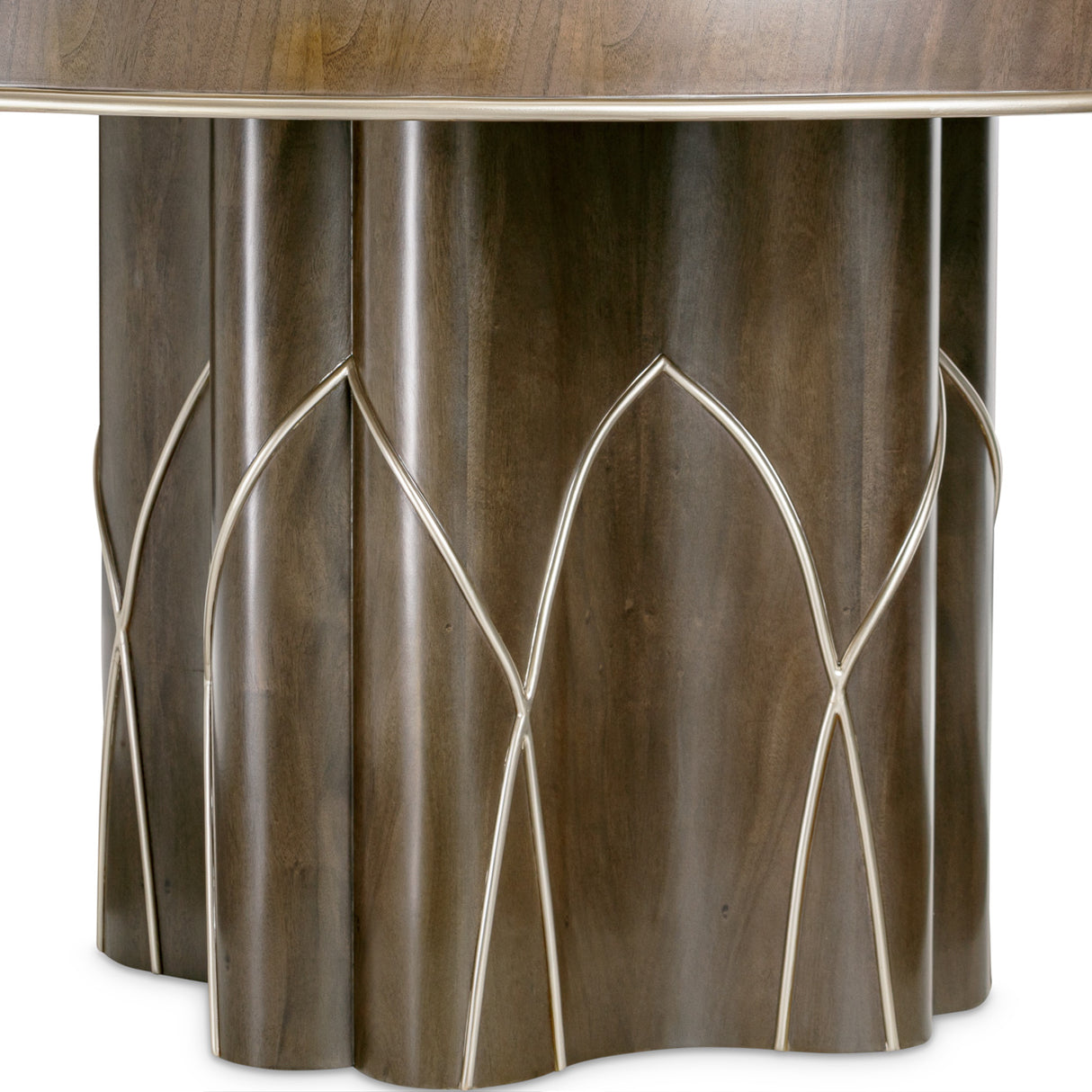 Villa Cherie Hazelnut Round Dining Table from Michael Amini - Luna Furniture