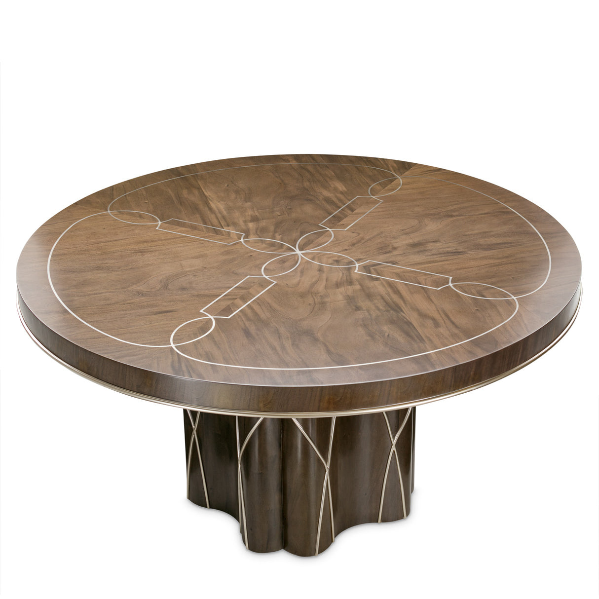 Villa Cherie Hazelnut Round Dining Table from Michael Amini - Luna Furniture
