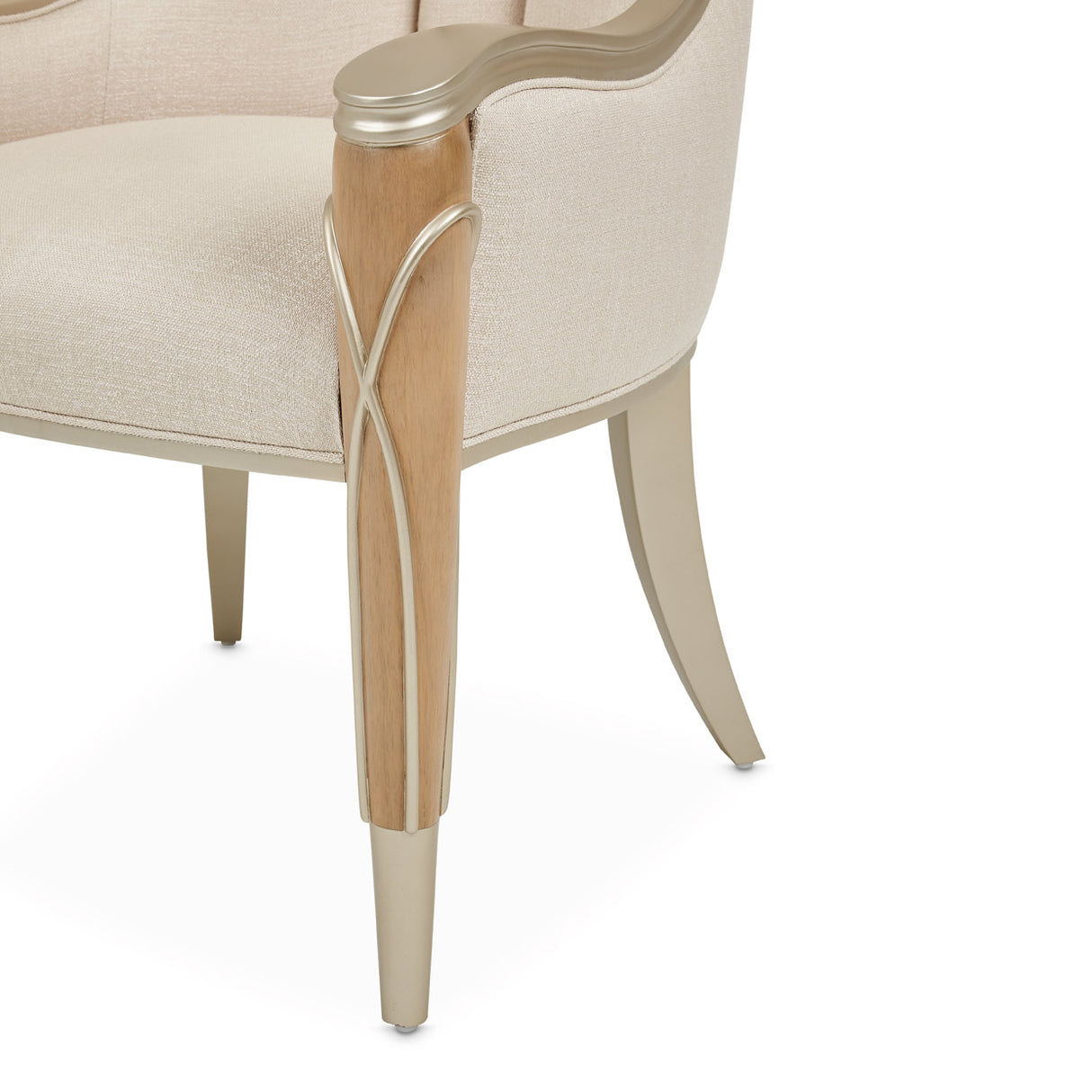 Villa Cherie Caramel Dining Arm Chair from Michael Amini - Luna Furniture