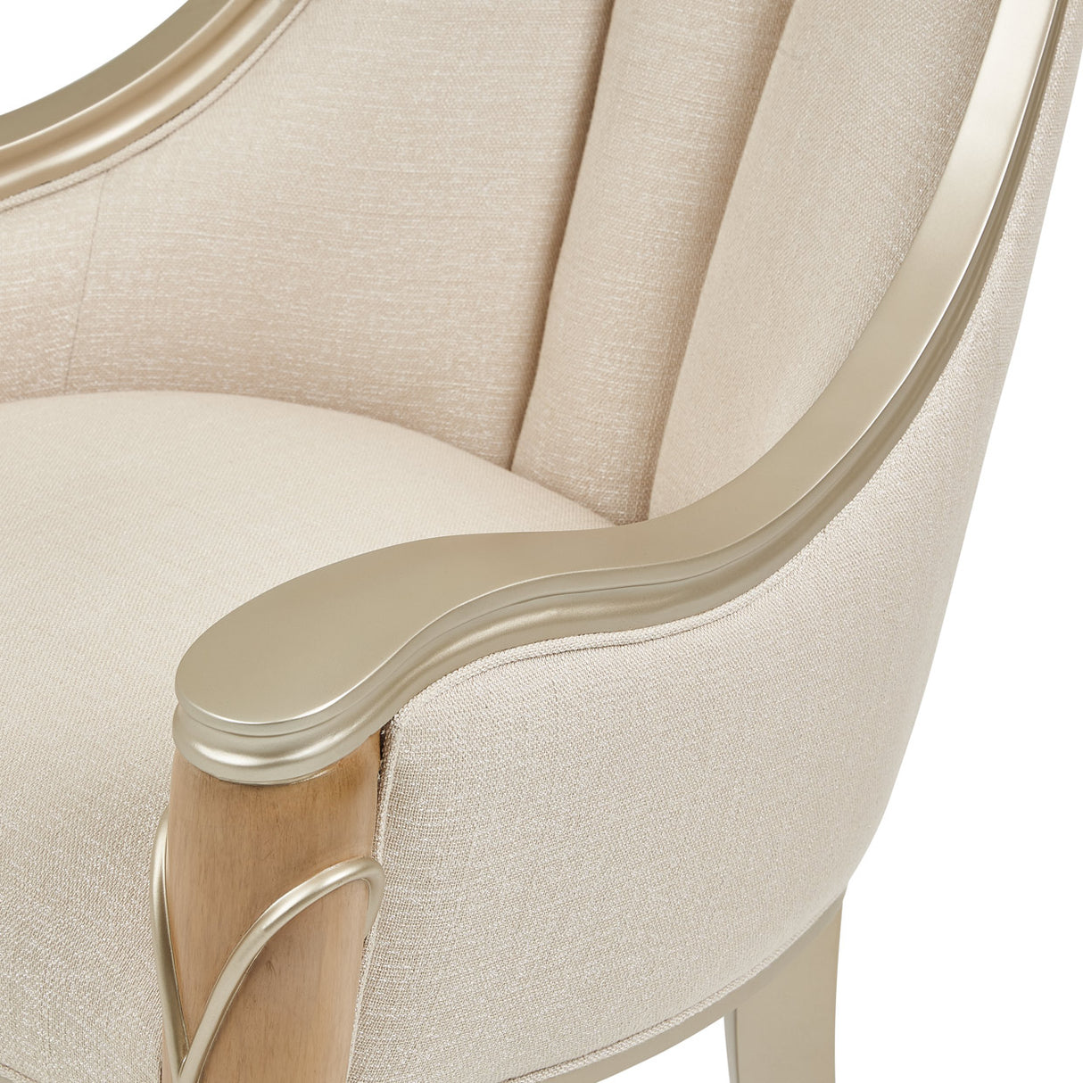 Villa Cherie Caramel Dining Arm Chair from Michael Amini - Luna Furniture