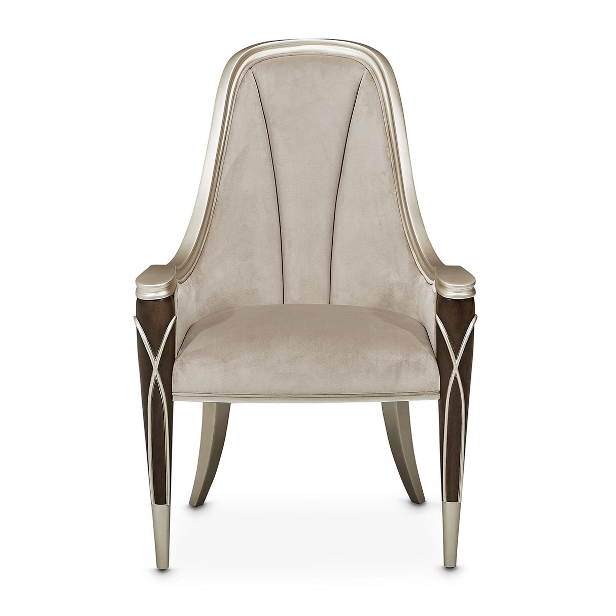 Villa Cherie Hazelnut Dining Arm Chair from Michael Amini - Luna Furniture