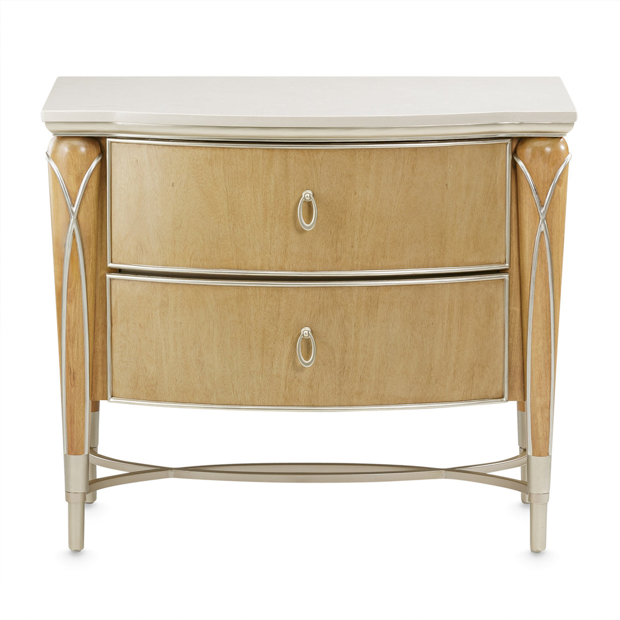 Villa Cherie Caramel Nightstand from Michael Amini - Luna Furniture