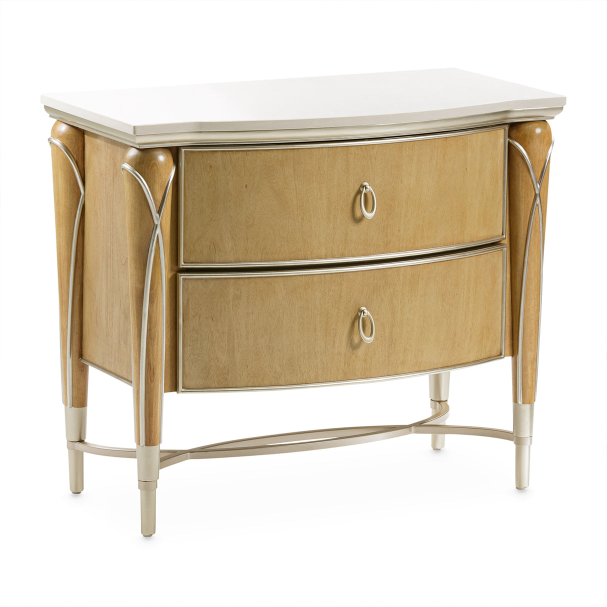 Villa Cherie Caramel Nightstand from Michael Amini - Luna Furniture