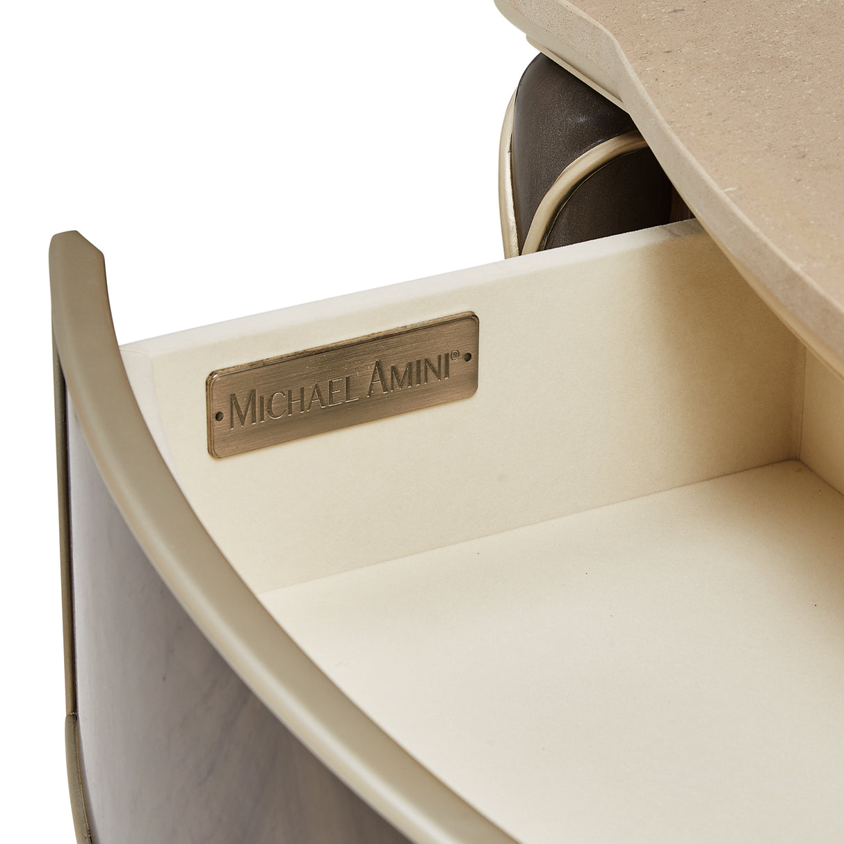 Villa Cherie Hazelnut Nightstand from Michael Amini - Luna Furniture