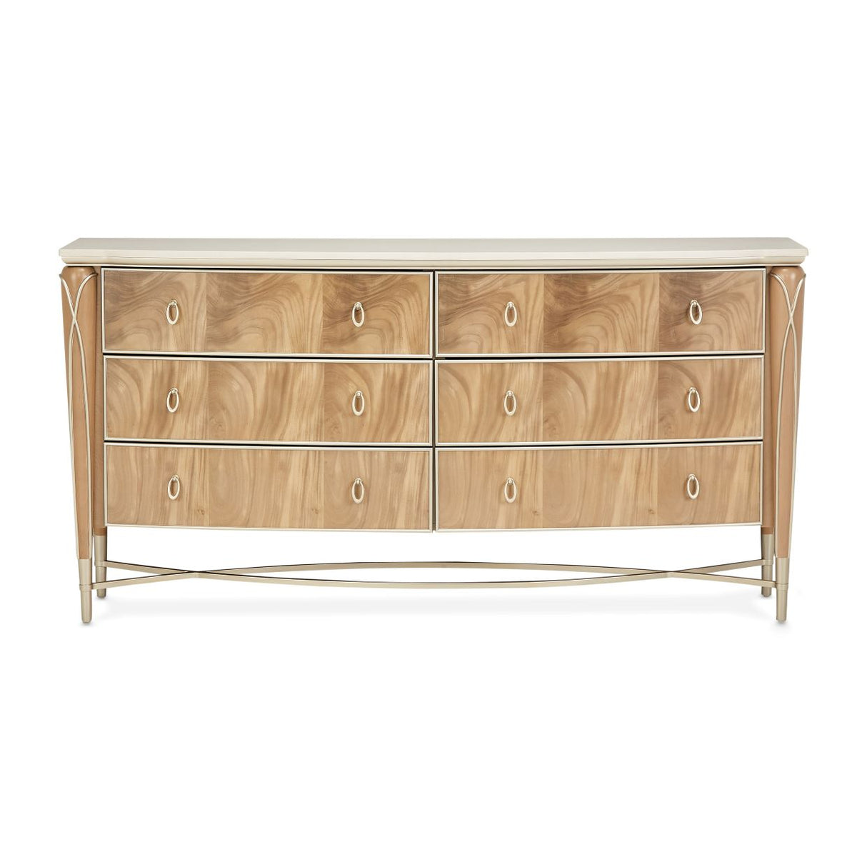 Villa Cherie Caramel Dresser from Michael Amini - Luna Furniture