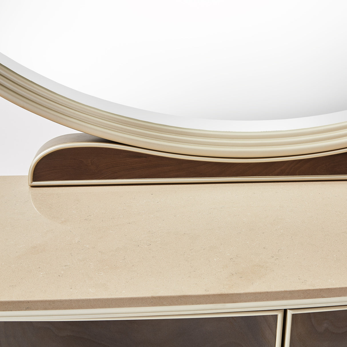 Villa Cherie Hazelnut Dresser With Mirror from Michael Amini - Luna Furniture