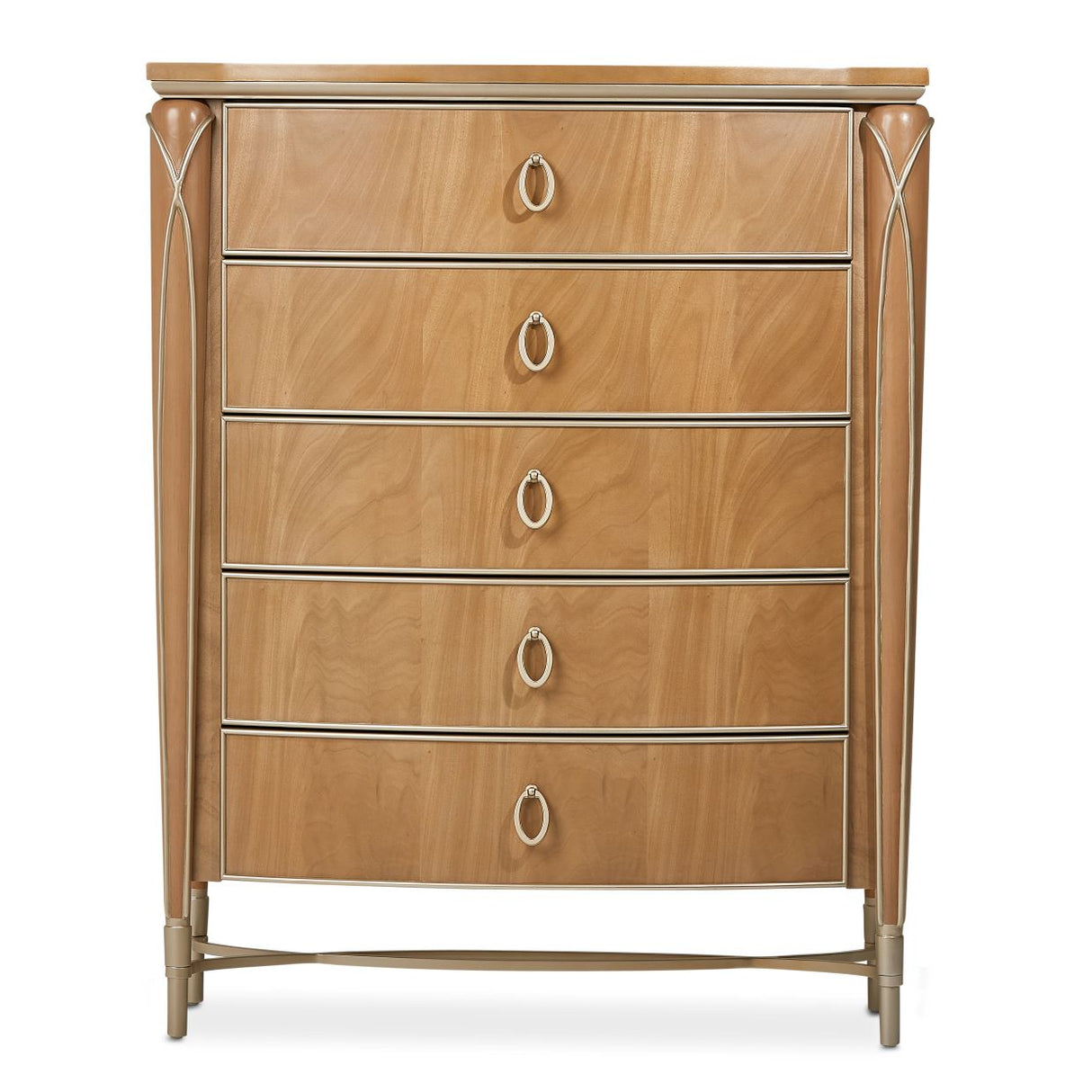 Villa Cherie Caramel Highboy Chest from Michael Amini - Luna Furniture