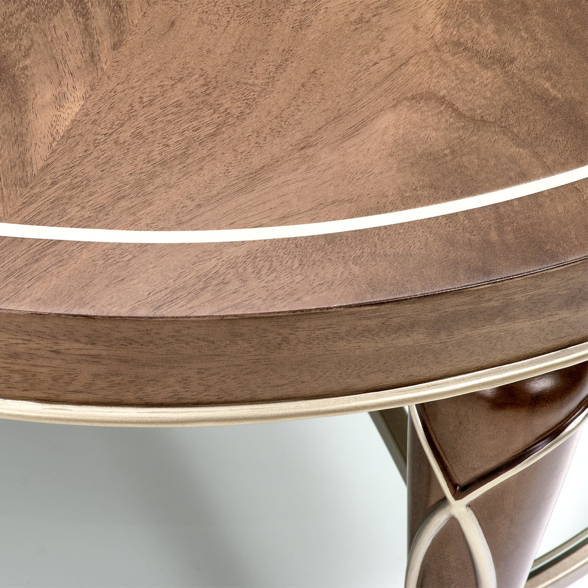 Villa Cherie Hazelnut Oval Cocktail Table from Michael Amini - Luna Furniture