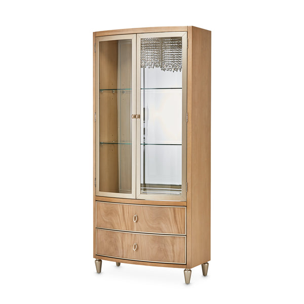 Villa Cherie Caramel Display Cabinet