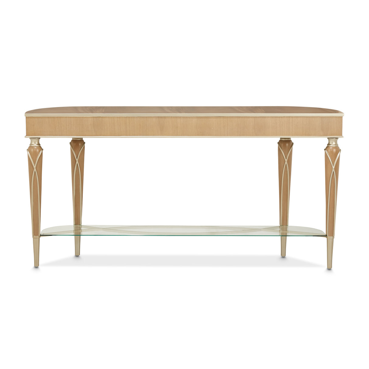 Villa Cherie Caramel Console Table from Michael Amini - Luna Furniture