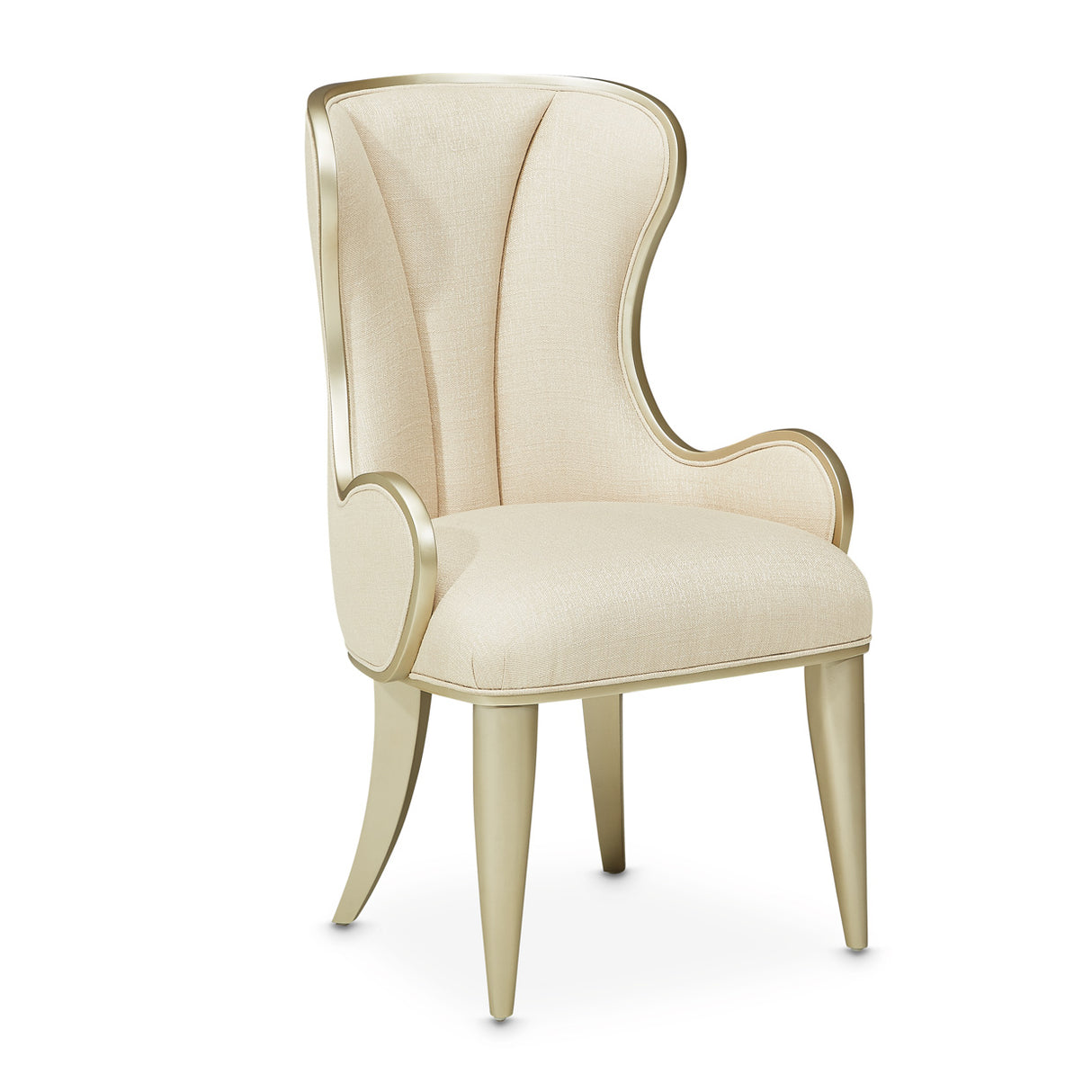 Villa Cherie Caramel Desk Chair from Michael Amini - Luna Furniture