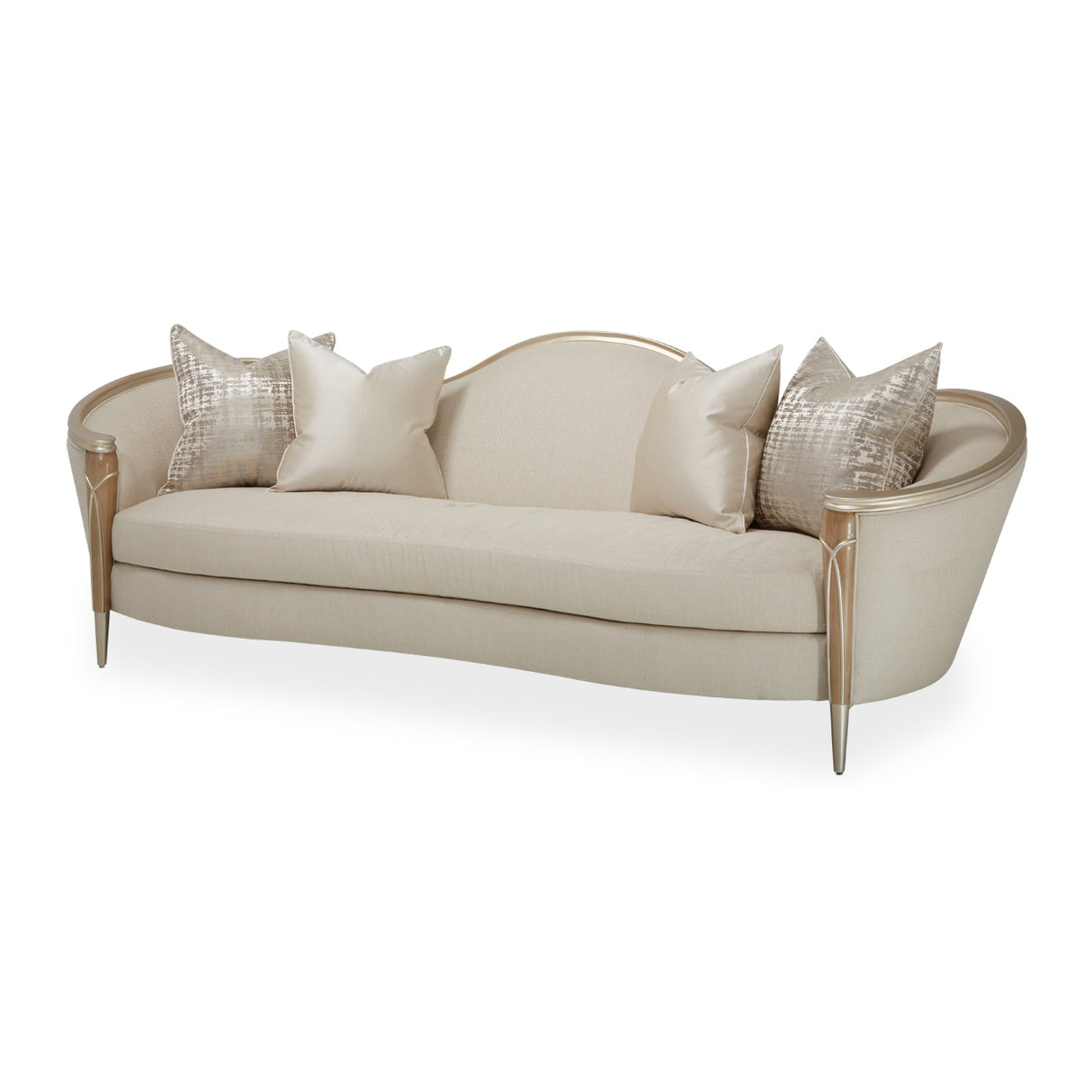 Villa Cherie Caramel Sofa from Michael Amini - Luna Furniture