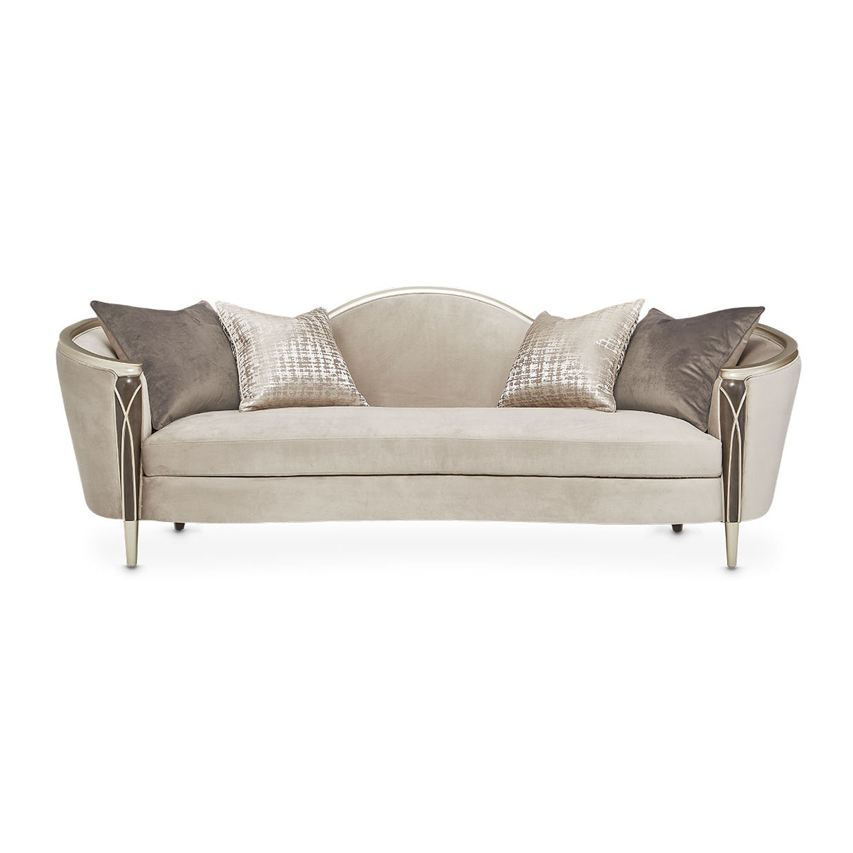 Villa Cherie Hazelnut Sofa from Michael Amini - Luna Furniture