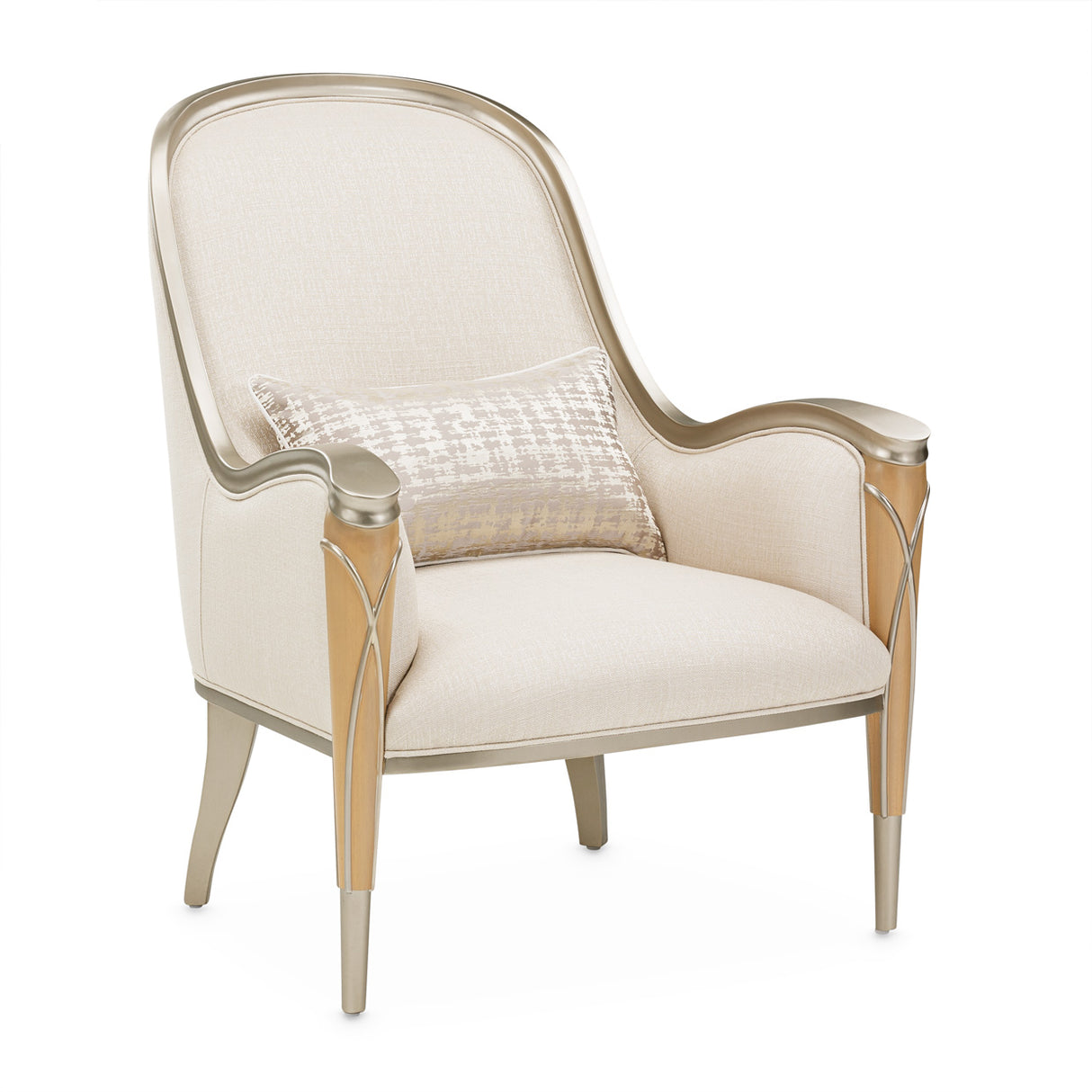 Villa Cherie Caramel Accent Chair from Michael Amini - Luna Furniture