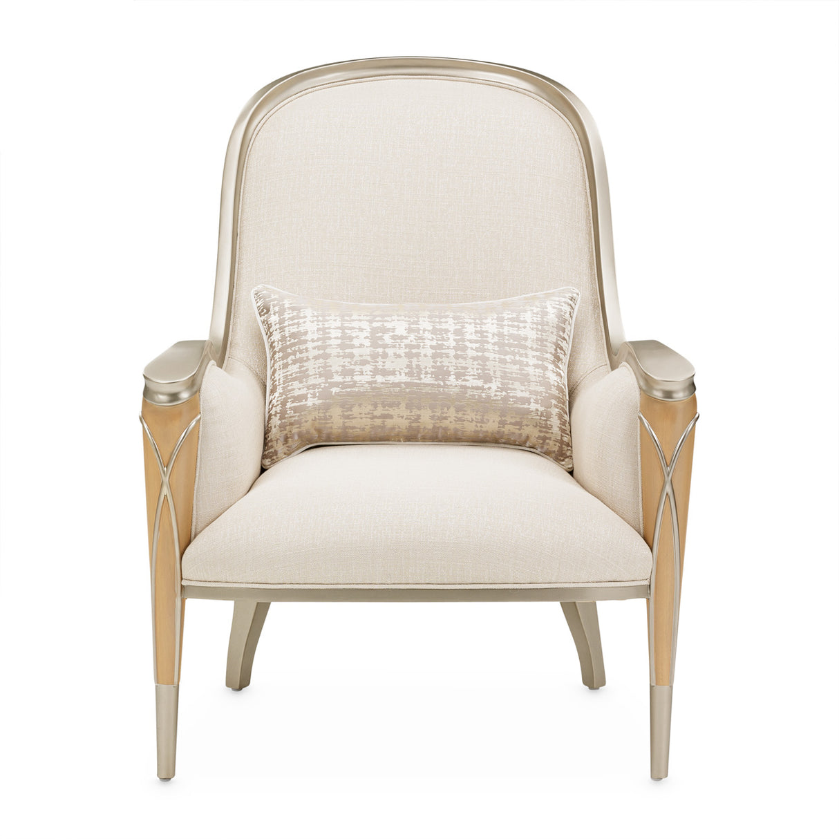 Villa Cherie Caramel Accent Chair from Michael Amini - Luna Furniture