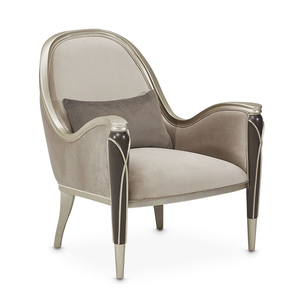 Villa Cherie Hazelnut Accent Chair from Michael Amini - Luna Furniture
