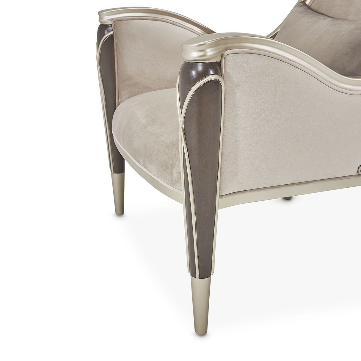 Villa Cherie Hazelnut Accent Chair from Michael Amini - Luna Furniture