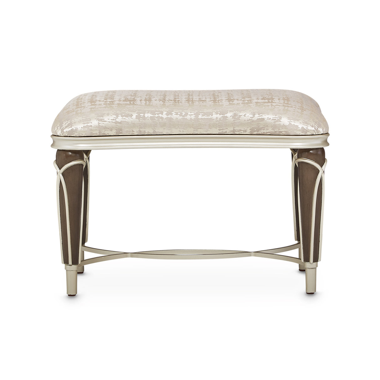 Villa Cherie Hazelnut Ottoman from Michael Amini - Luna Furniture
