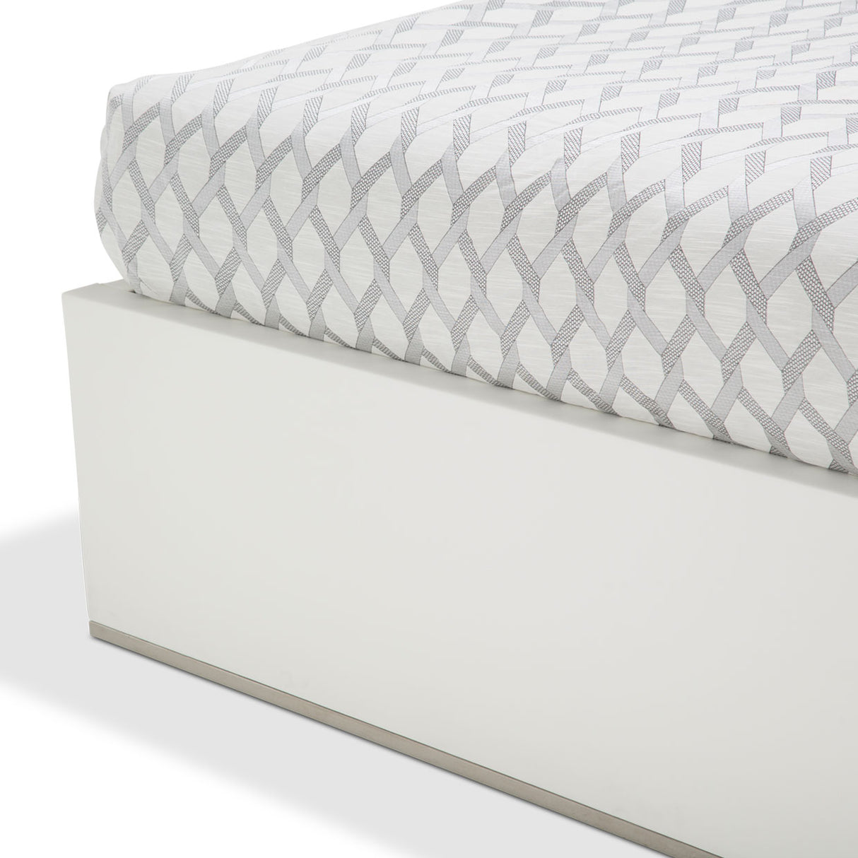 State St. Cal King Upholstered Panel Bed (3 Pc) from Michael Amini - Luna Furniture