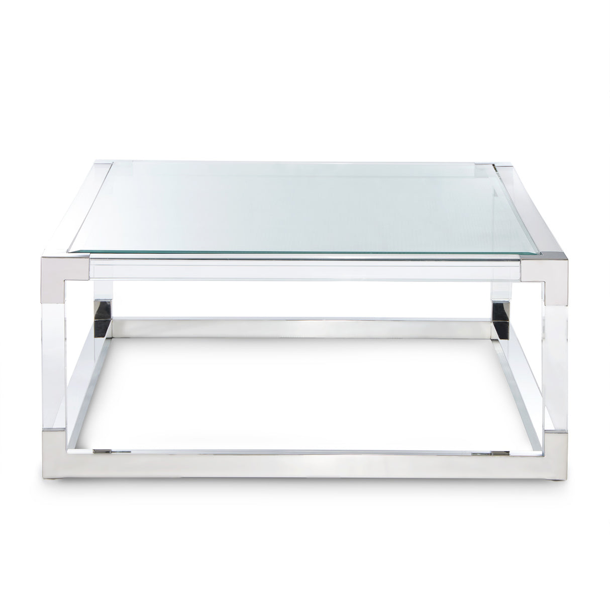 State St. Rectangular Cocktail Table with Acrylic Legs