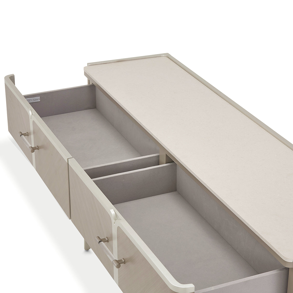 Lanterna Silver Mist Dresser from Michael Amini - Luna Furniture