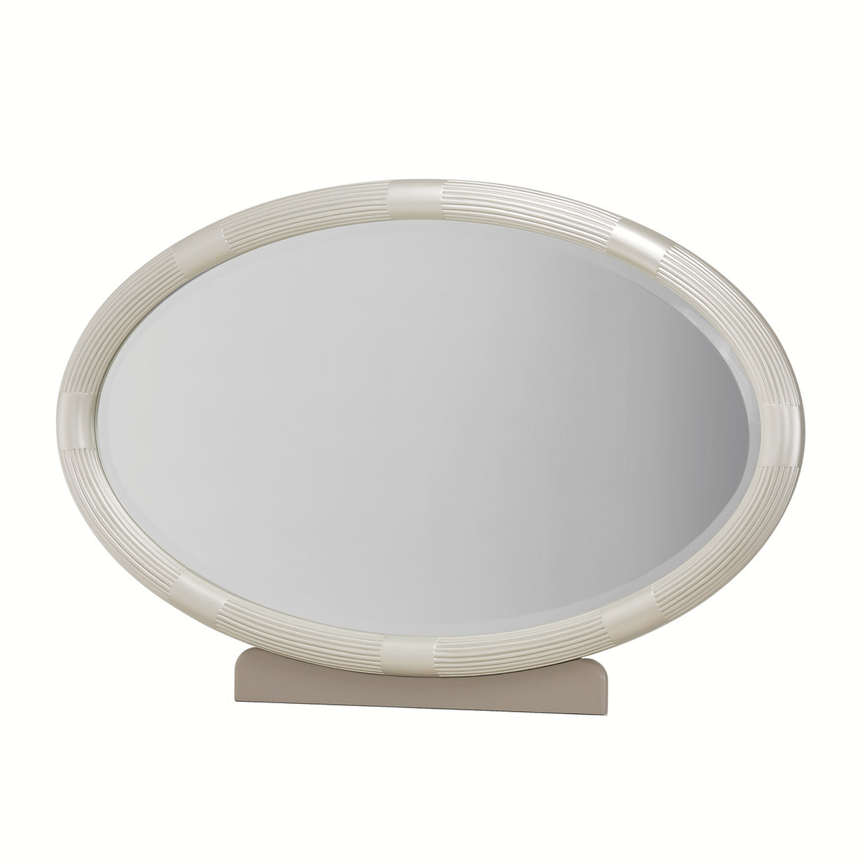 Lanterna Silver Mist Dresser Mirror from Michael Amini - Luna Furniture