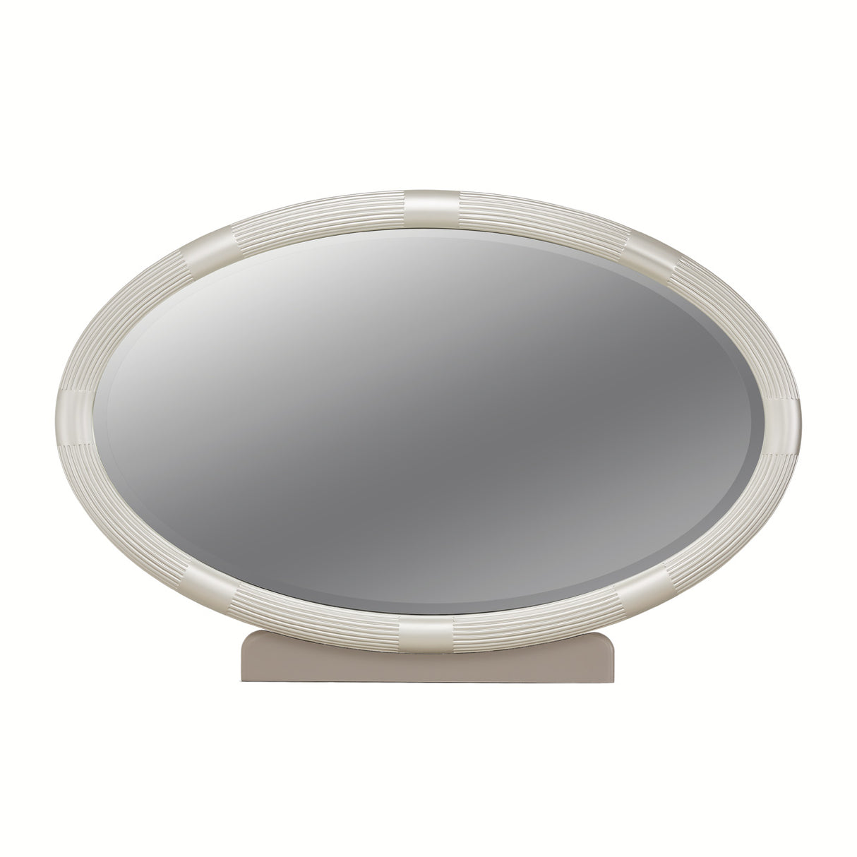 Lanterna Silver Mist Dresser Mirror from Michael Amini - Luna Furniture