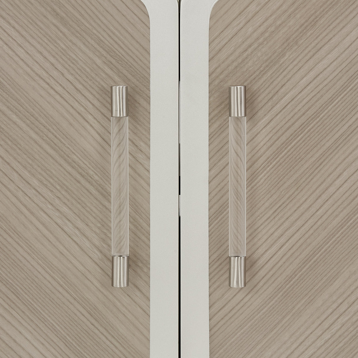 Lanterna Silver Mist Media Cabinet from Michael Amini - Luna Furniture