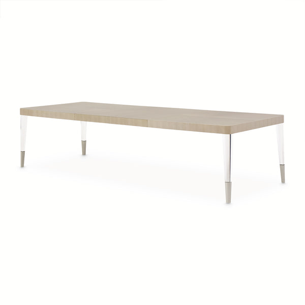 Penthouse Ash Gray Rectangular Dining Table (includes: 2 X 22 Leaves)