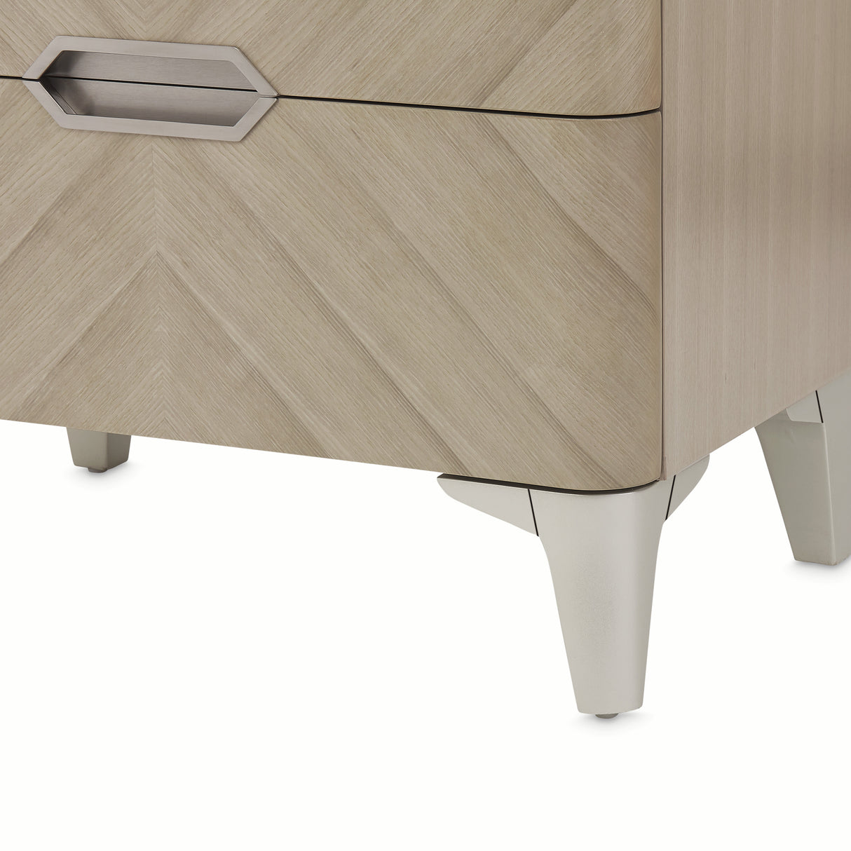 Penthouse Ash Gray Nightstand from Michael Amini - Luna Furniture