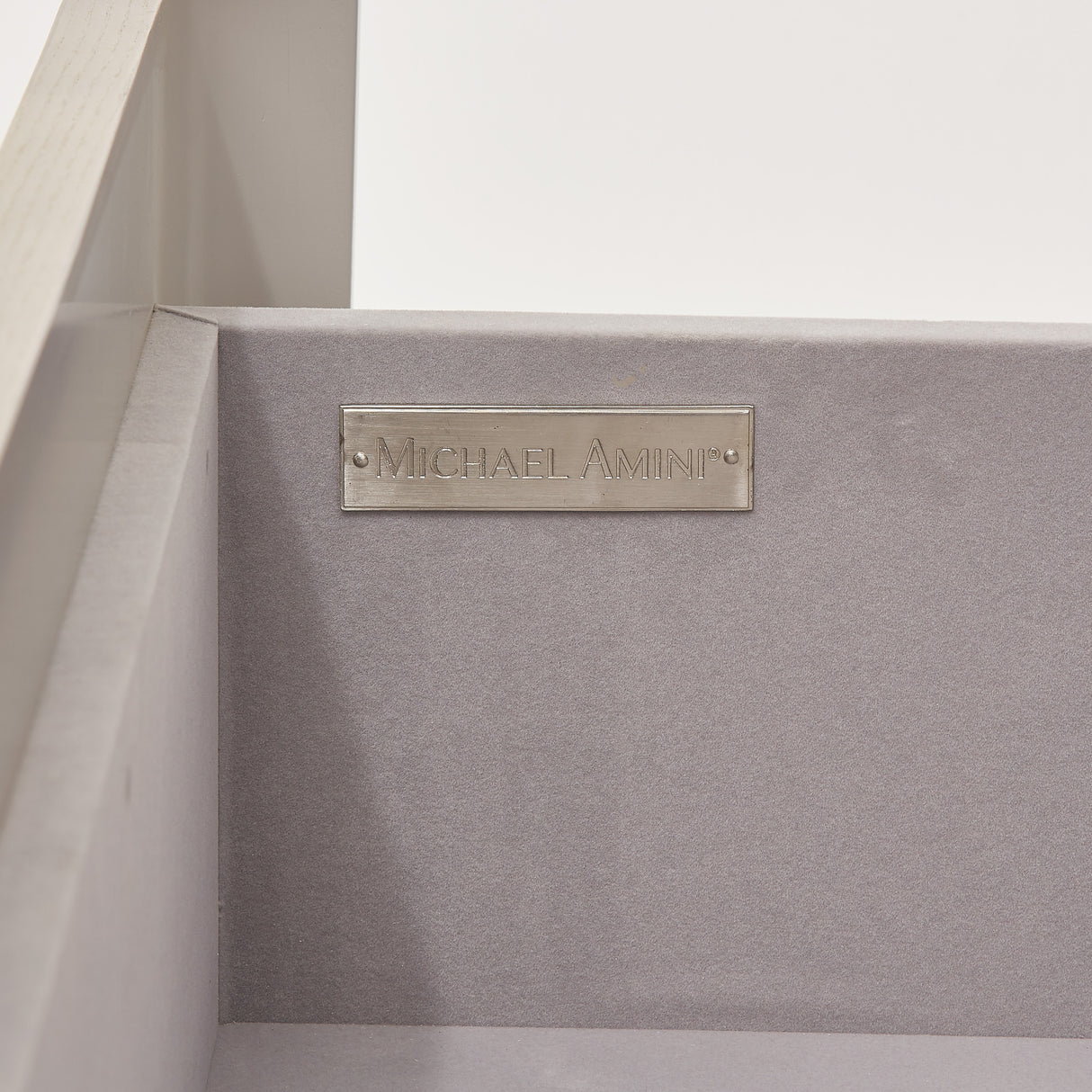 Penthouse Ash Gray Nightstand from Michael Amini - Luna Furniture