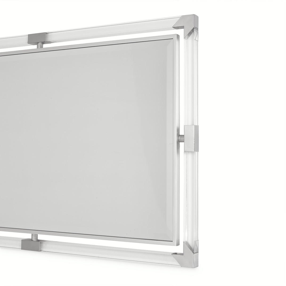 Penthouse Ash Gray Wall Mirror from Michael Amini - Luna Furniture