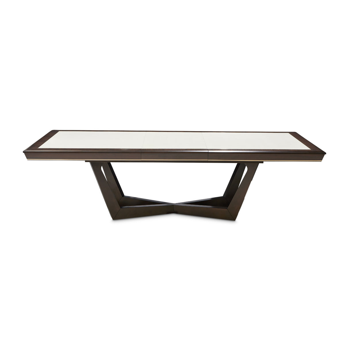 Belmont Place Espresso Rectangular Dining Table from Michael Amini - Luna Furniture