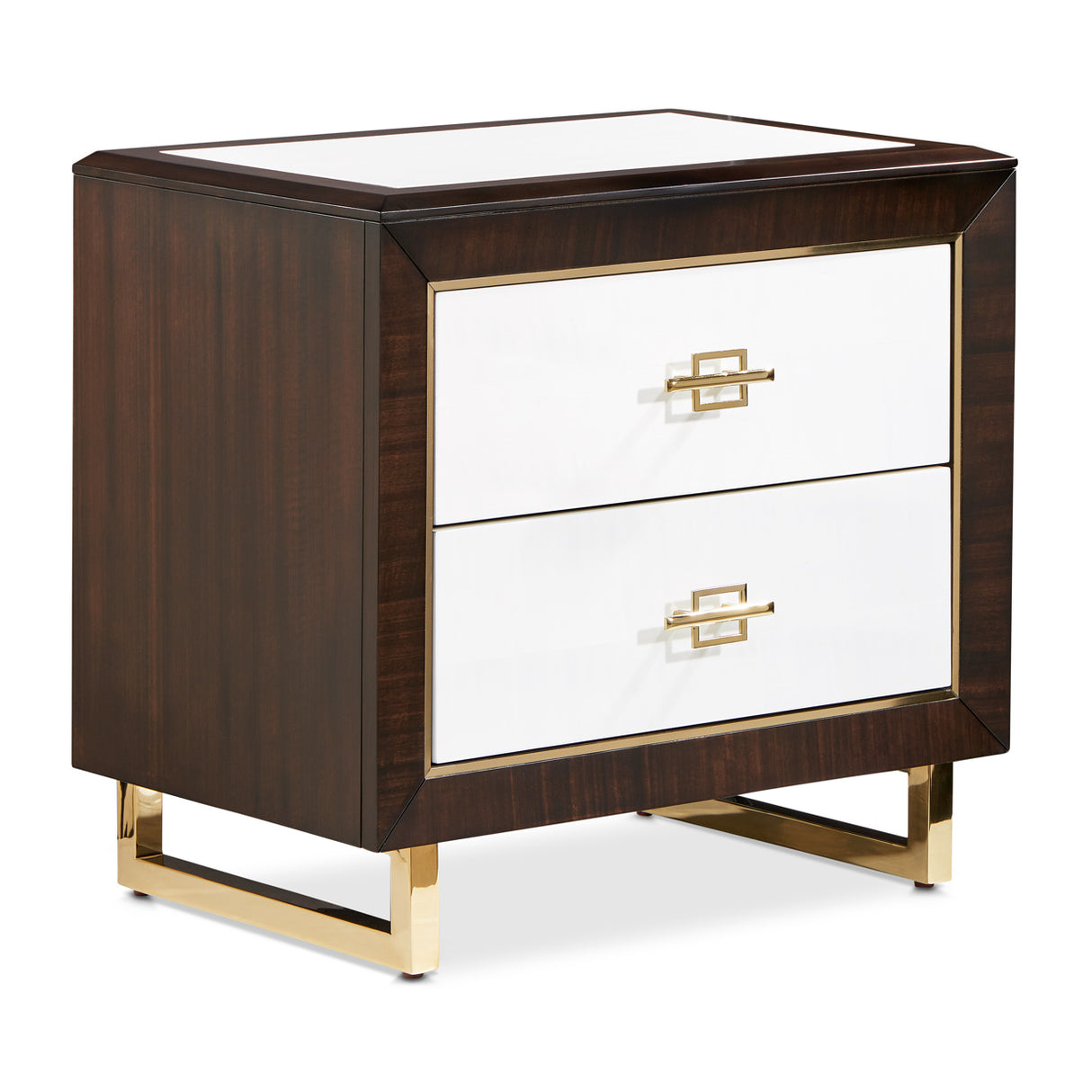 Belmont Place Espresso Nightstand from Michael Amini - Luna Furniture
