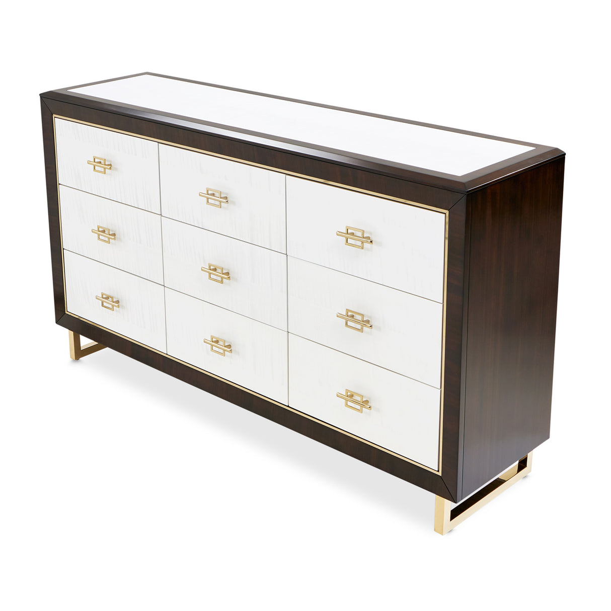 Belmont Place Espresso Dresser from Michael Amini - Luna Furniture